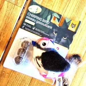 NEW! BarkButler x Fofos  Chirping Bird Cat Toy